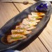Sun-kissed salmon sashimi