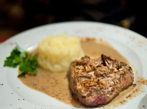 FIllet Steak with Mushroom Sauce