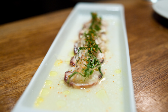 Octopus Carpaccio