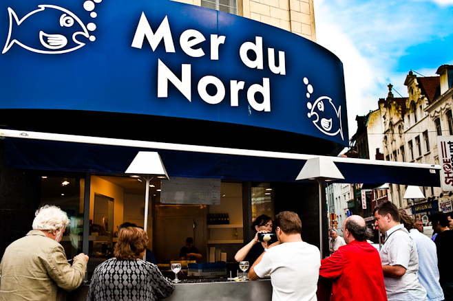 Eating in Brussels: Mer du Nord.