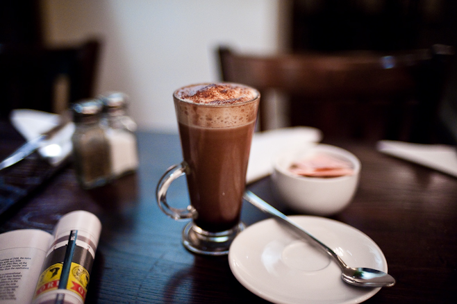 The mocha at Hache