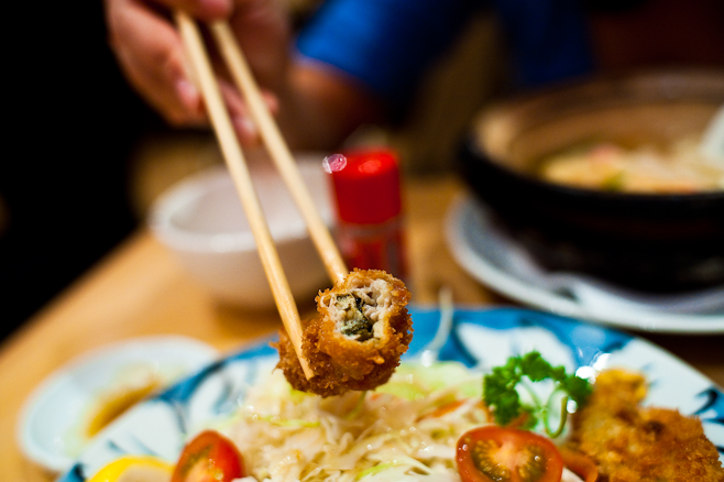 Kiraku: Deep fried Oysters